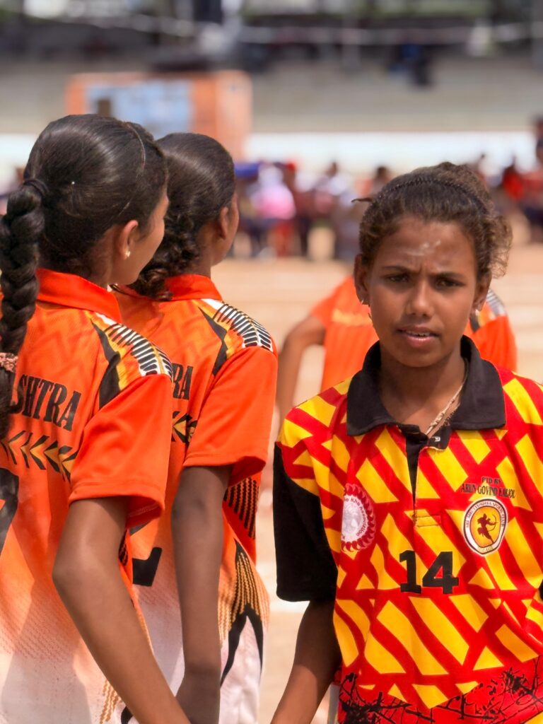 Boys and Girls celebrating the winners of the 34th Sub-Junior National Kho Kho Championship 2024-25.