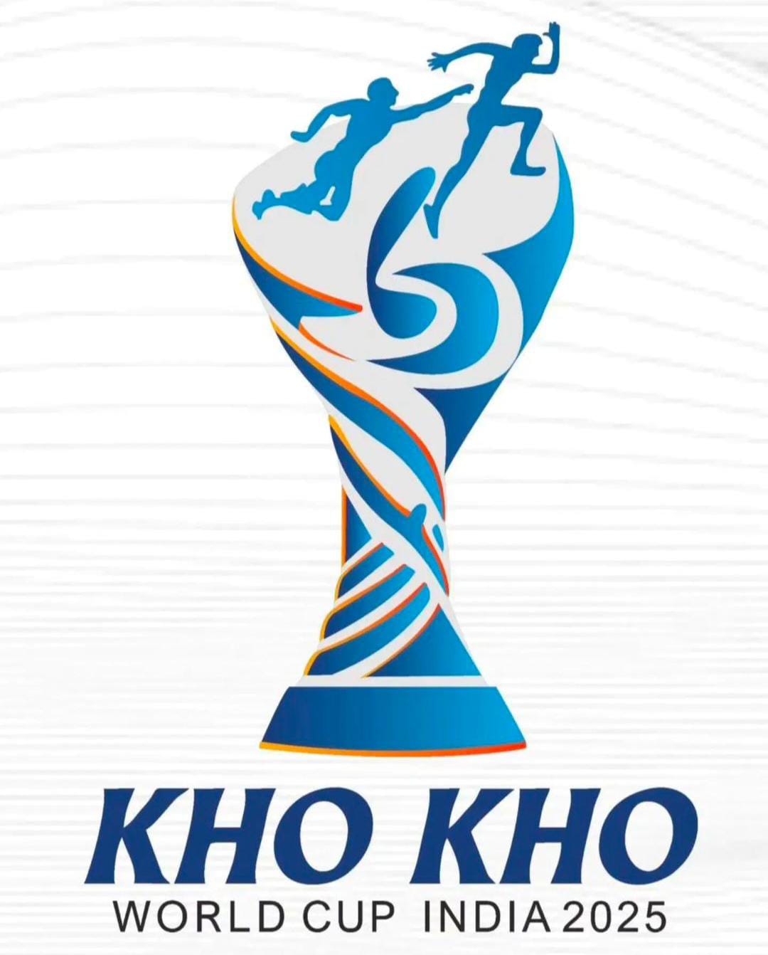 Official logo of Kho Kho World Cup 2025 unveiled at Thyagraj Stadium, New Delhi.