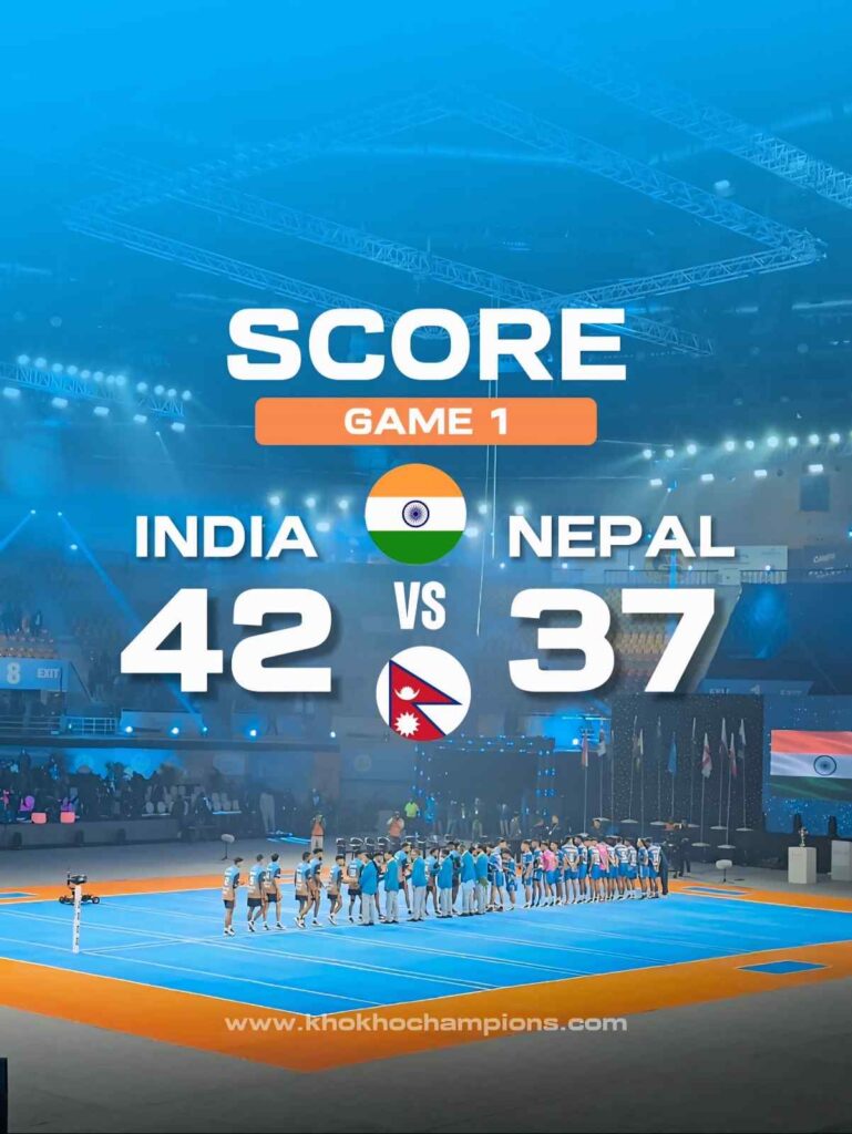 India vs Nepal- Kho Kho World Cup 2025