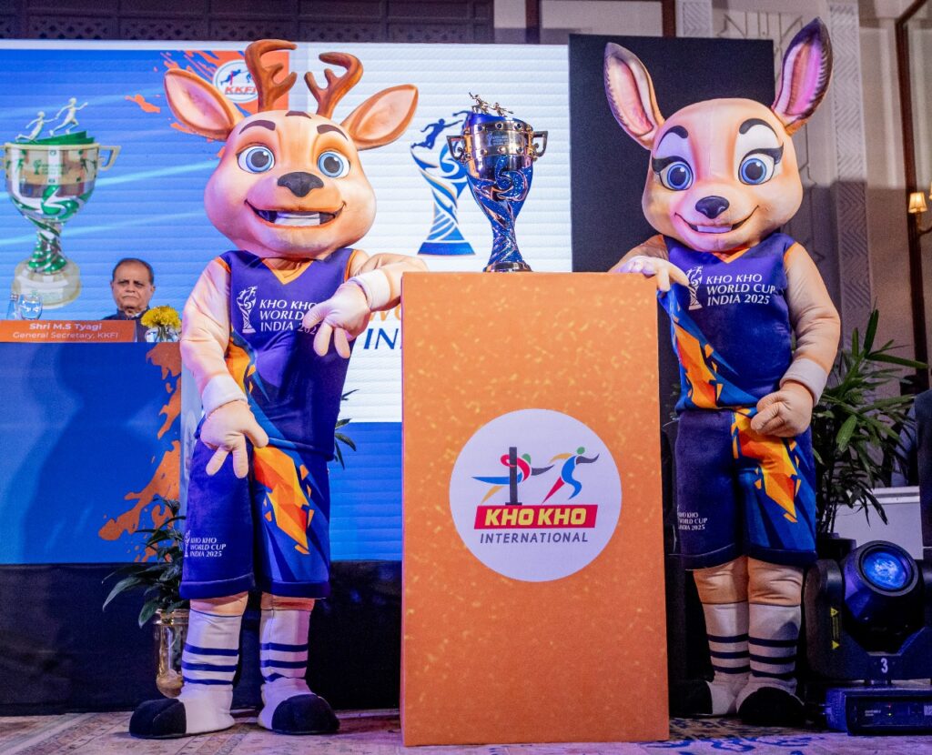 Tejas and Tara - Mascot for Kho Kho World Cup 2025