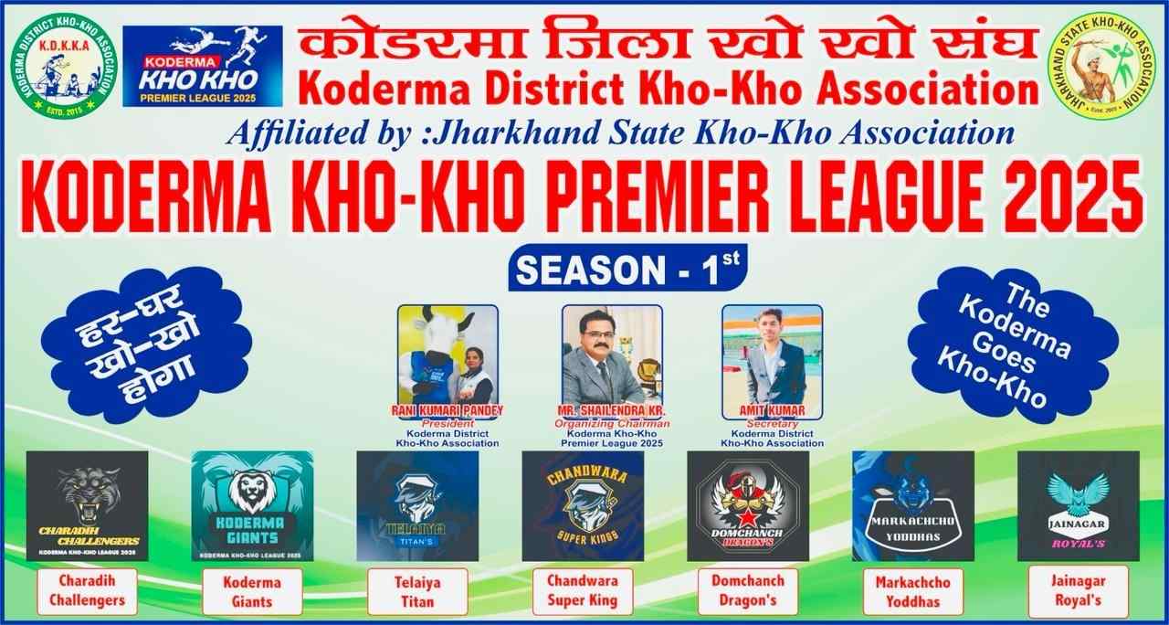 Koderma Gears Up for Historic Kho Kho Showdown – KKPL 2025 Set to ...