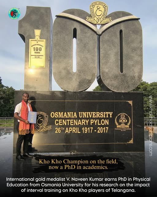 *Kho Kho Champion on Field, Now a PhD in Academics*