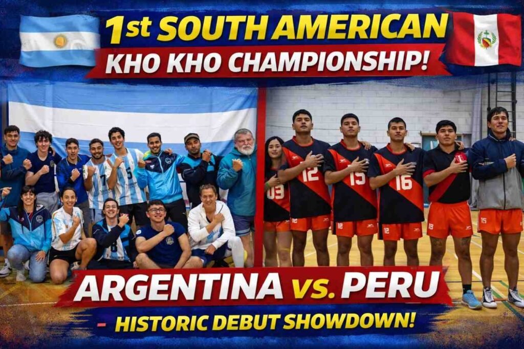 Argentina and Peru Shine in Historic Debut of the First South American Kho Kho Championship