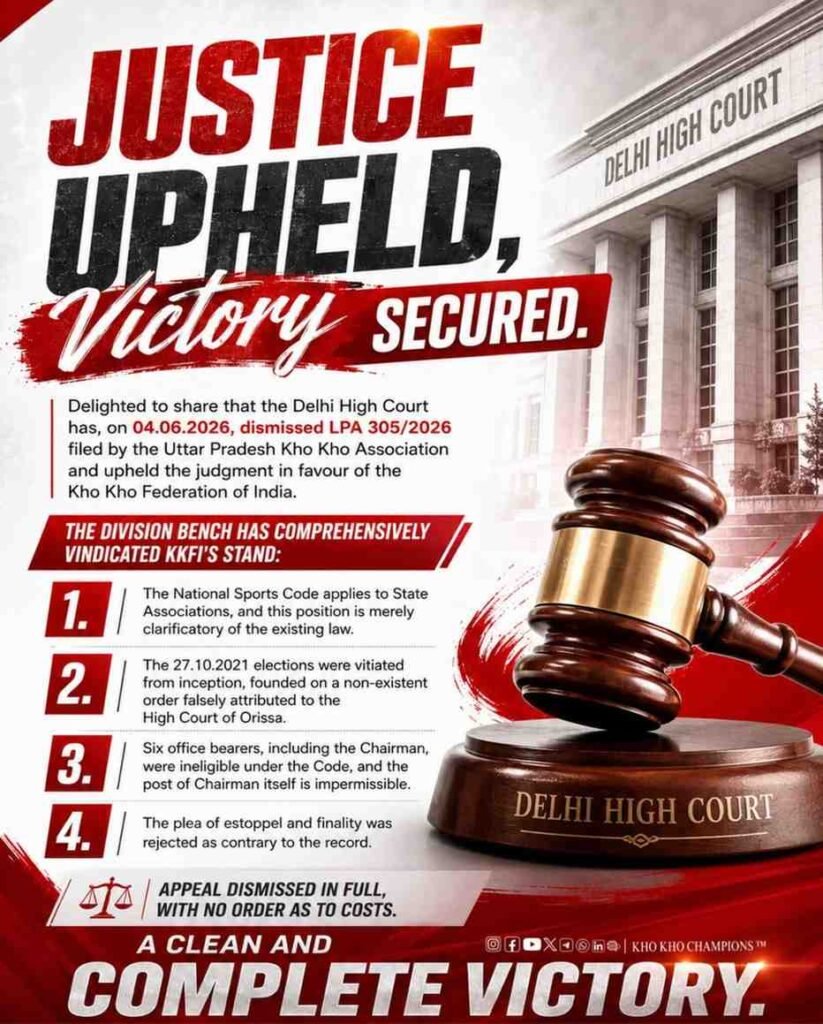Delhi High Court Upholds KKFI's Position in Landmark Legal Victory