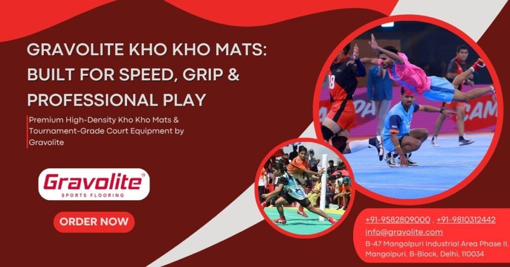 Gravolite Kho Kho Mats: Built for Speed, Grip & Professional Play
